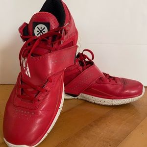 Li-Ning Dwayne Wade red leather sneakers 12